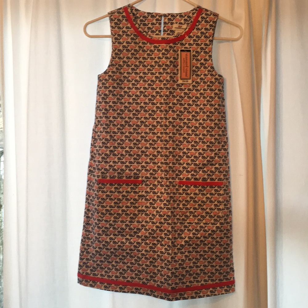Vineyard Vines Patriotic Whale Dress